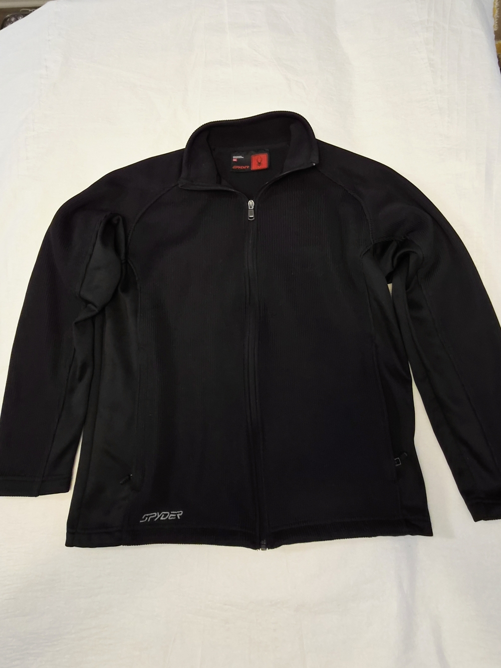 Spyder Men's Endure Full-Zip Fleece Sweater Jacket - Black - Size Medium (M/M)